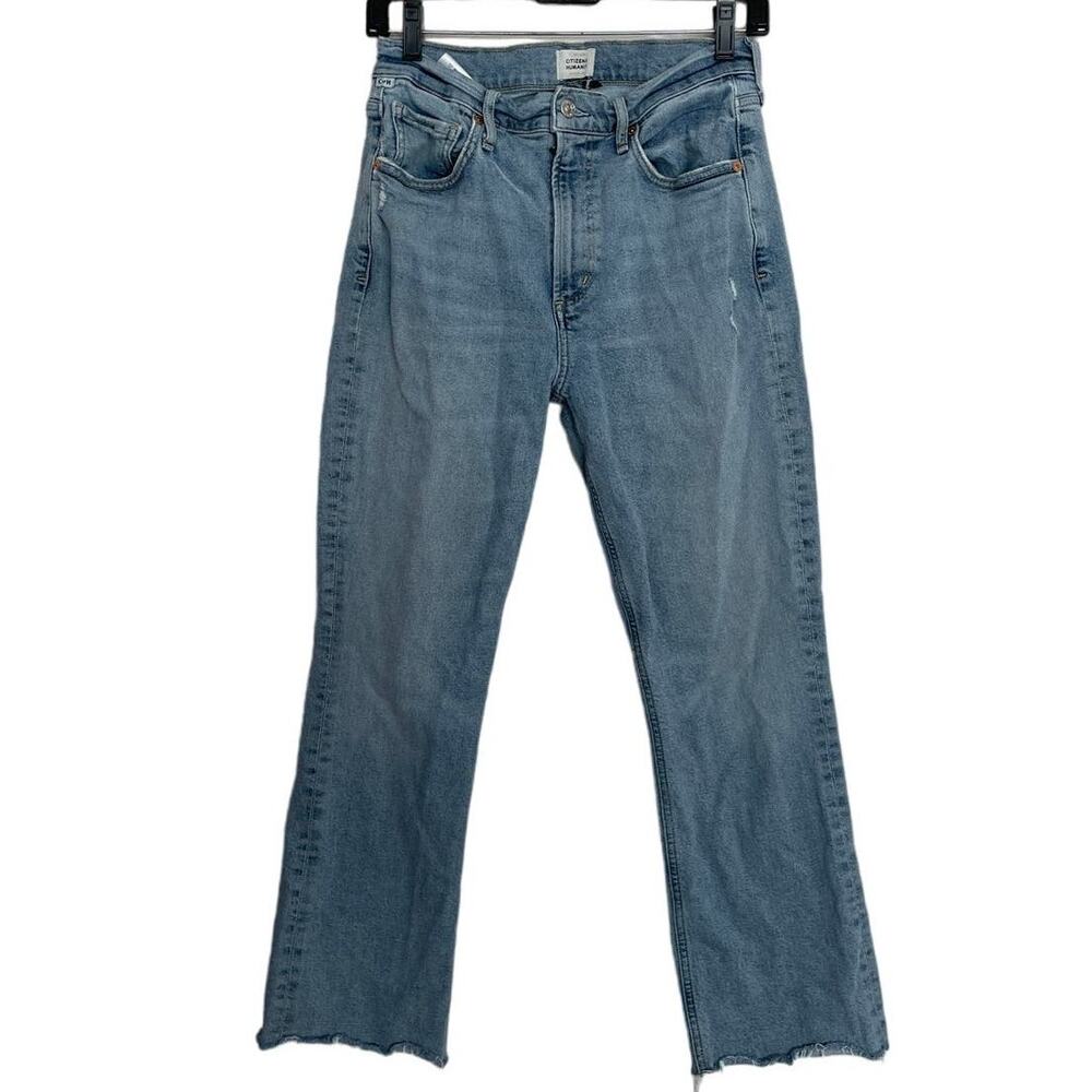CITIZENS OF HUMANITY Isola Mid Rise Cropped Boot Jeans